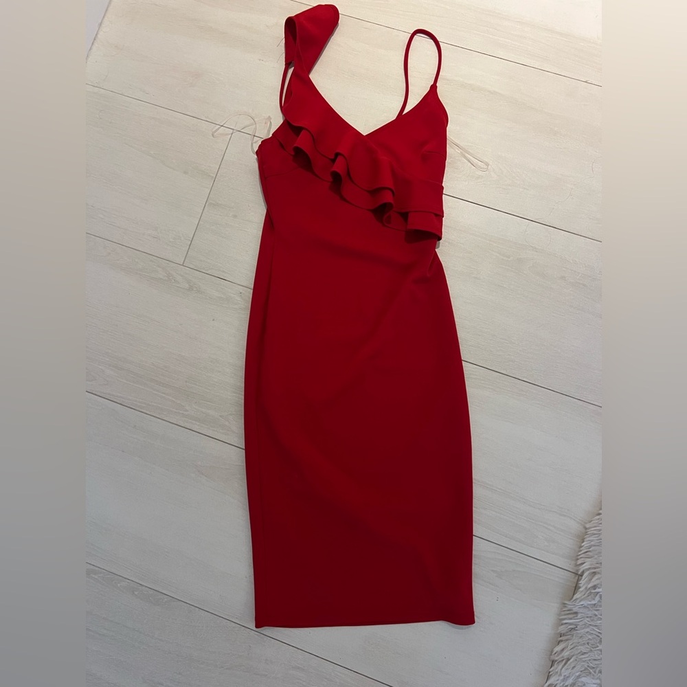 Love Culture red ruffle dress